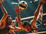 开云体育官网首页-火爆开战：排球选手力争上游，排球爆炸视频